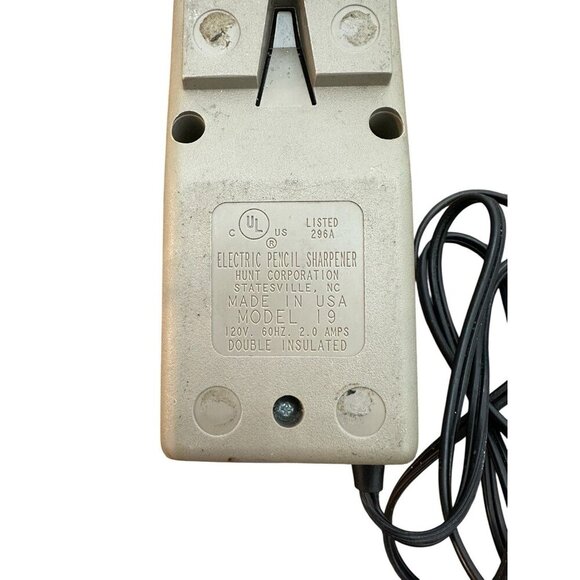 VTG Boston Electric Pencil Sharpener Model 19 Made In The USA School Office - Picture 4 of 4